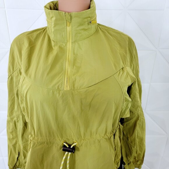 Lululemon Women's Yellow Pear Evergreen 3/4-Zip Windbreaker Anorak Jacket Sz 4 - Picture 3 of 11